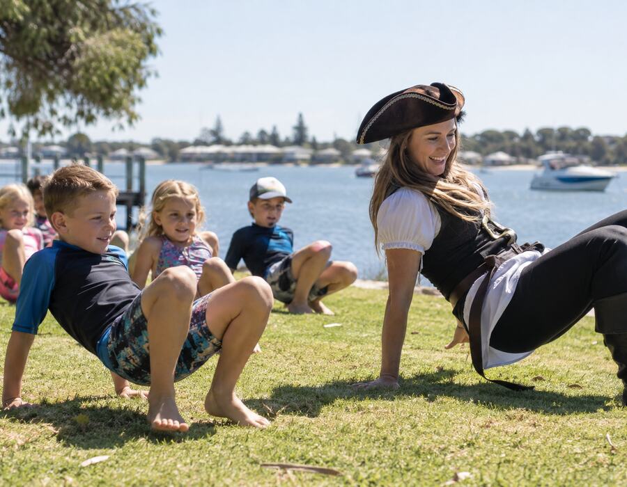 kids-party-mandurah-hero.jpg Children at a birthday party in a typical Mandurah setting. Use a real local photograph on