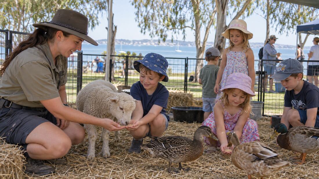 kids-party-moreton-bay-hero.jpg Children at a birthday party in a typical Moreton Bay setting. Use a real local photograph