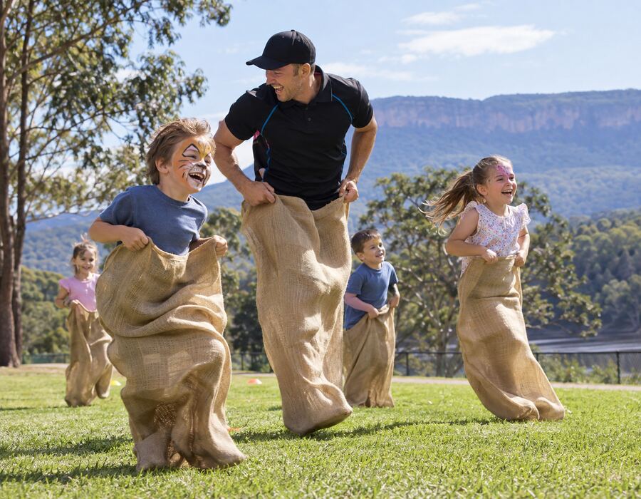 Children at party in a typical Penrith setting. Use a real local photograph onc