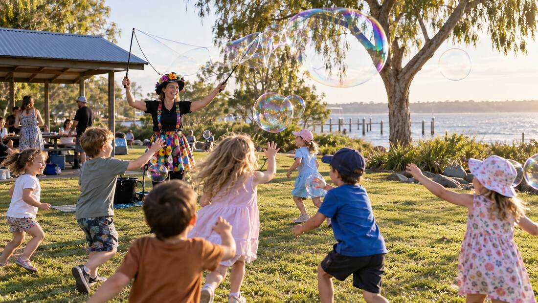 Party setup that reflects the kind of spaces common in Redlands.