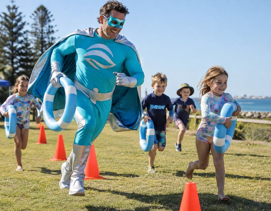 kids-party-rockingham-hero.jpg Children at a birthday party in a typical Rockingham setting. Use a real local photograph