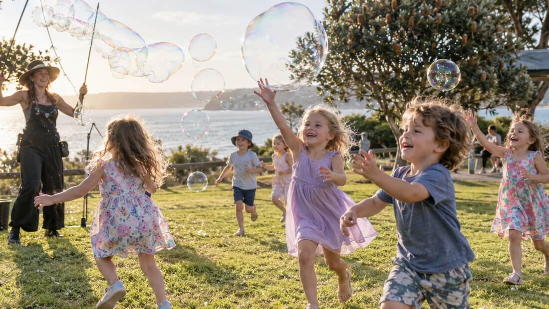 Party setup that reflects the kind of spaces common in Sutherland Shire